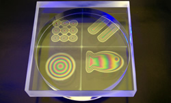 Created with FJP technology, this demonstrates our ability to make completely arbitrary shapes to very high precision. Image for axicon-lens-array-powell-lensjpg