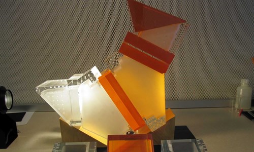 This is the complete instrument prior to adding the last prism and the gratings. Image for swift-in-production-july-2011-059-3jpg